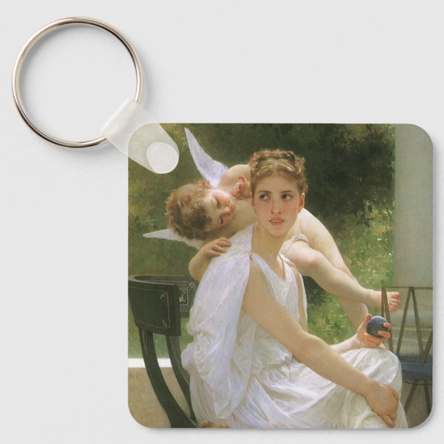 Chaveiro Trabalho Interrompido por Bouguereau, Retrato de A (Frente)