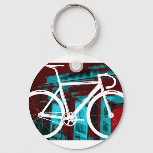 Chaveiro Track Bike Berlin - red blue