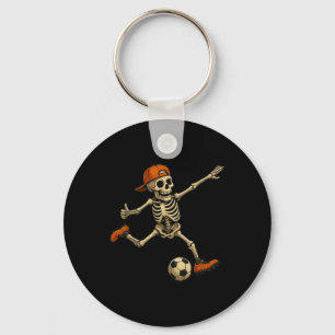 Chaveiro Traje de Halloween de Futebol Esqueleto para Homen
