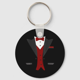 Chaveiro Traje de Smoking de Halloween - Casamento de Terno
