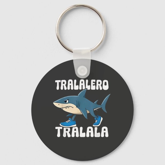 Chaveiro Tralalalero Tralala Funny Shark Meme (Frente)