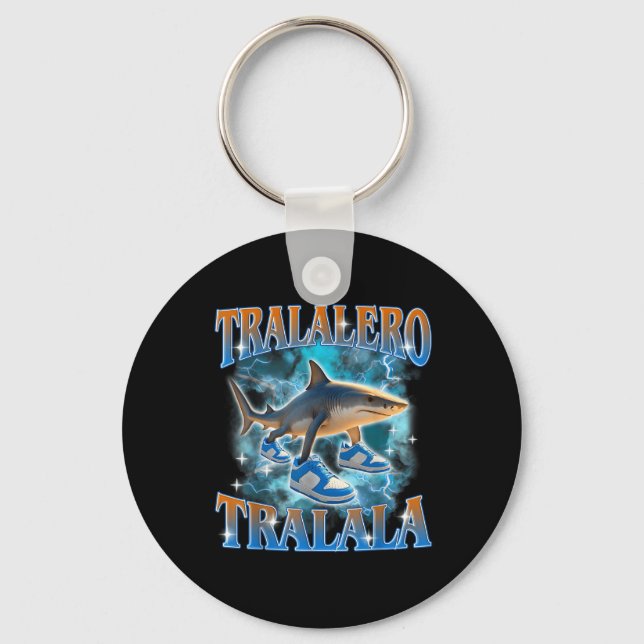Chaveiro Tralalalero Tralala Shark Meme Bootle (Frente)