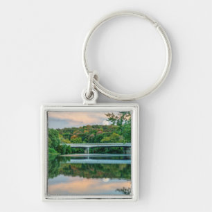 Chaveiro Tranquilidade do Lago Springfield Noite