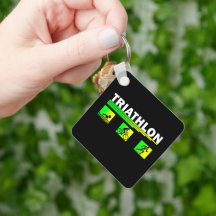 Transcendência de Triathlon: Natação, bicicleta, s