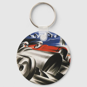 Chaveiro Transporte do vintage, competência de carros de