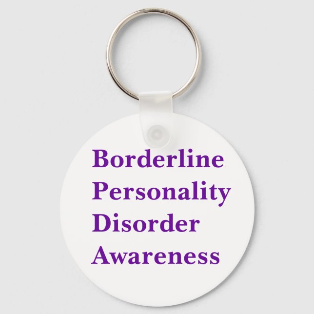 Chaveiro Transtorno de Personalidade Borderline Aw... - Per (Frente)