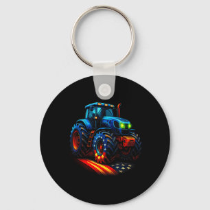 Chaveiro Trator Americano - Agricultor Patriota Bandeira do