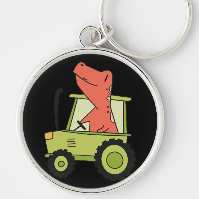 Chaveiro Trator de Crianças com Trex Fazendeiro (Frente)