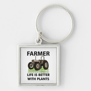 Chaveiro Trator de Fazenda Campo Agricultor