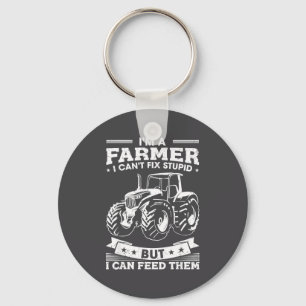 Chaveiro Trator de Fazenda Engraçado Eu Sou Fazendeiro Eu A