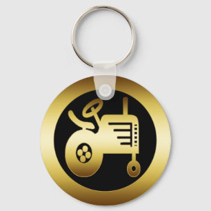 CHAVEIRO TRATOR DOURADO