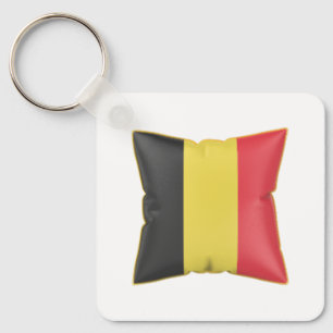 Chaveiro Travesseiro com a bandeira da Bélgica