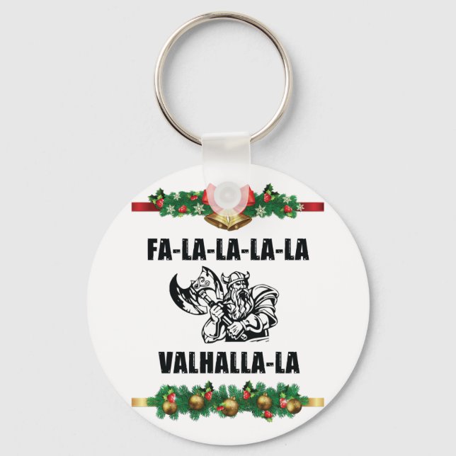 Chaveiro Travesseiro decorativo de Natal Valhalla (Frente)