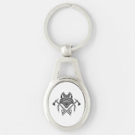 Chaveiro travesseiro decorativo de totem de lobo