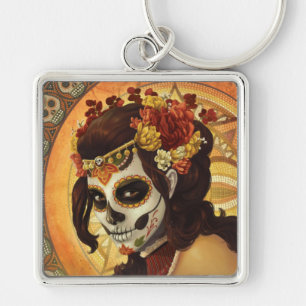 Chaveiro Travesseiro decorativo Dia De Los Muertos