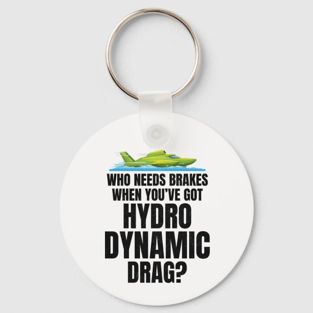 Chaveiro Travões Hidrodinâmicos De Corrida De Hidroaviões N (Frente)