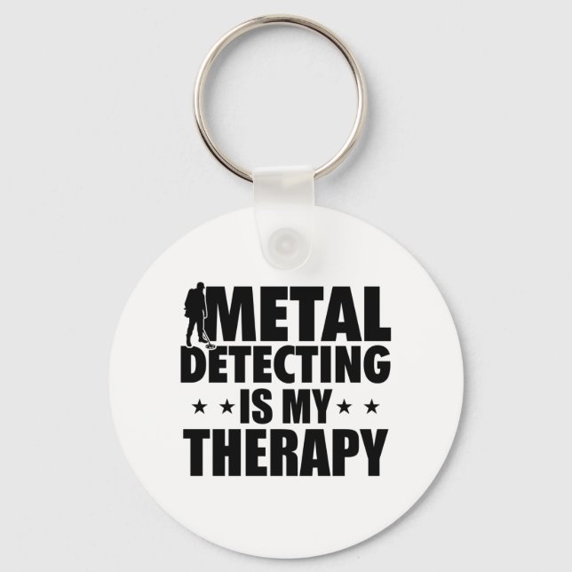 Chaveiro Treasure Hunter Metal Detector | Gondolas Gift (Frente)