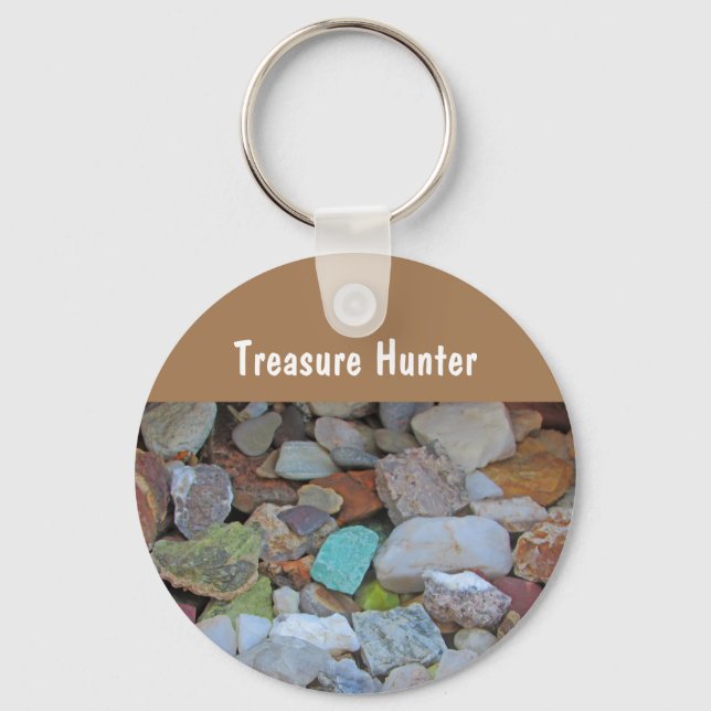 Chaveiro Treasure Hunter Rock Collection Stone Rockhound (Frente)