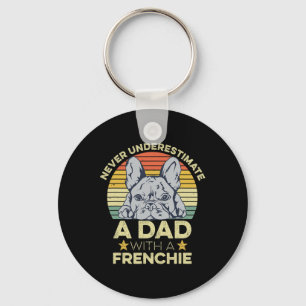 Chaveiro Trecho Do Bulldog Francês Para O Seu Pai Francês
