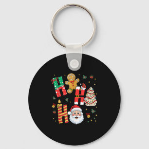 Chaveiro Tree Cake Gingerbird Natal Ho Ho Papais noeis Engr