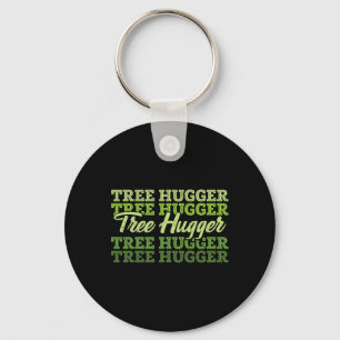 Chaveiro Tree Hugger Earth Day Retro Nature Lover