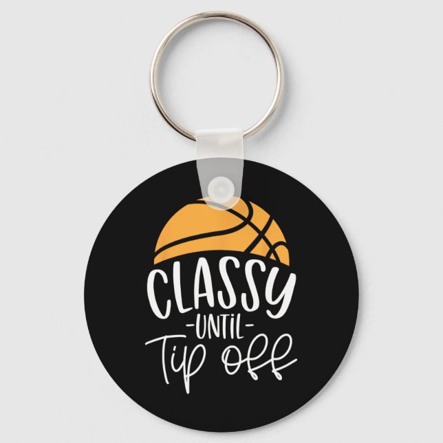 Chaveiro Treinador de Basquete Clássico até Ponta-Fora (Frente)