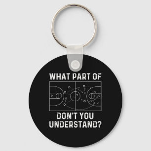 Chaveiro Treinador de basquete, que parte do que você não e