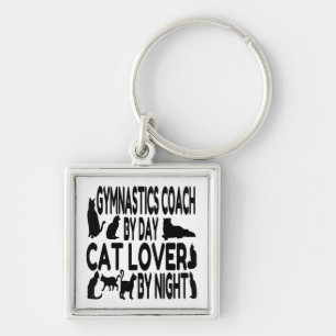Chaveiro Treinador de ginástica do Cat Lover