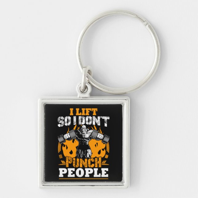 Chaveiro Treinador de Humor (Levanto para não picar Pessoas (Frente)