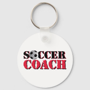 Chaveiro Treinador do futebol (vermelho)
