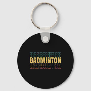 Chaveiro Treinador do jogador de amor de Badminton