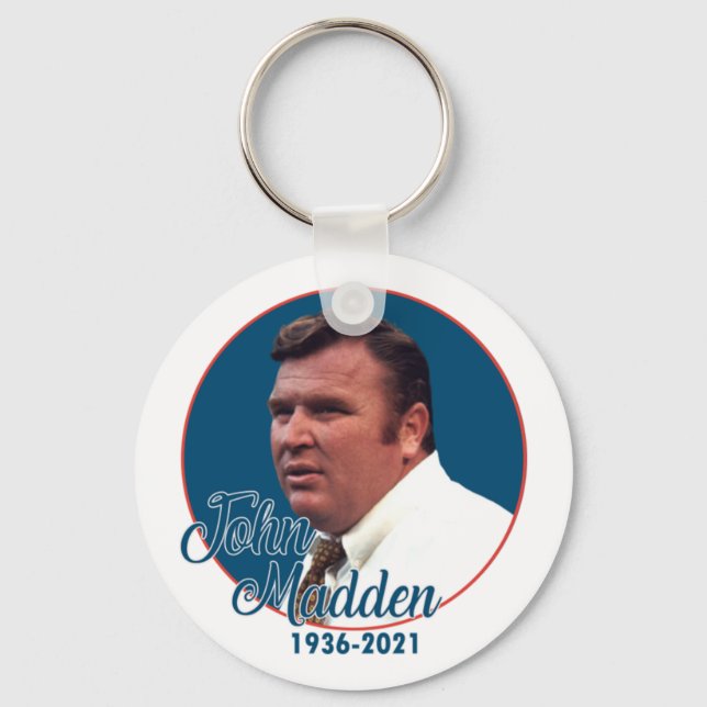 Chaveiro Treinador John Madden (Frente)
