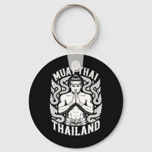 Chaveiro Treinamento de Muay Thai Kickboxing Tailândia Vint