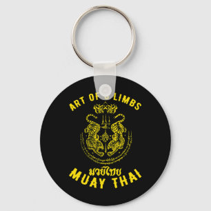 Chaveiro Treinamento de Muay Thai Mma Tiger Eight Leg Kickb