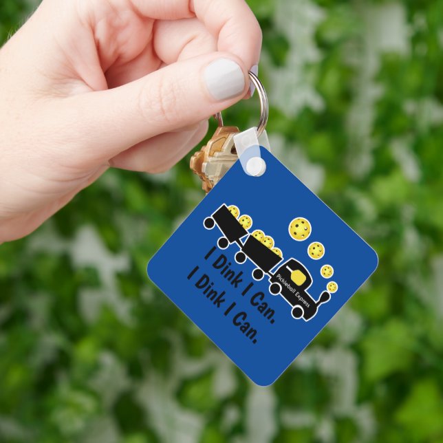 Chaveiro Treinamento Em Pickleball Eu Danço Que Posso Bola  (Mão)