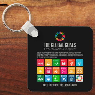 Chaveiro Treinamento Moderno Objetivos de Sustentabilidade 