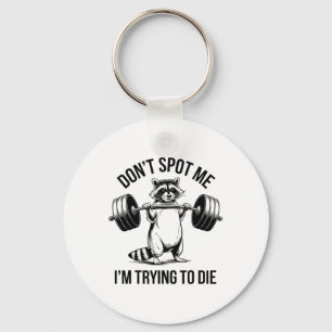 Chaveiro Treino de musculação Não me ajude, estou tentando