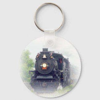 Chaveiro trem de vapor americano
