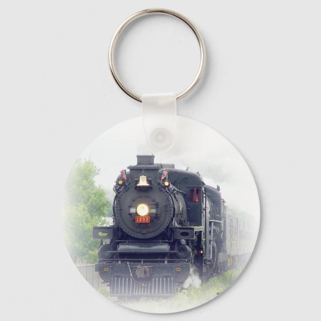 Chaveiro trem de vapor americano (Frente)