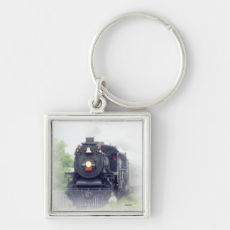 Chaveiro trem de vapor americano