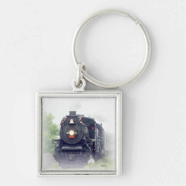 Chaveiro trem de vapor americano (Frente)
