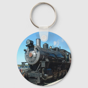 Chaveiro Trem velho um do vapor de uma sessão fotográfica