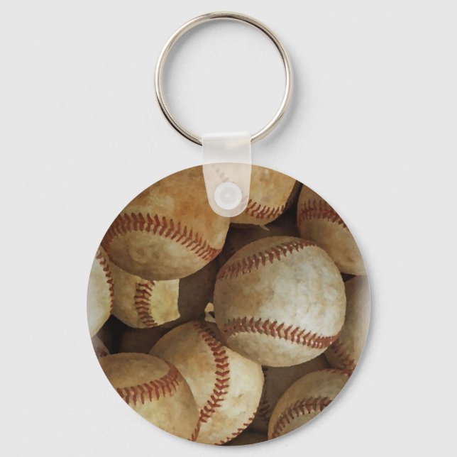 Chaveiro Trendy Baseball Trabalho de arte (Frente)