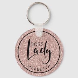 Chaveiro Trendy Boss Lady Blush - Coleta Rosa Personalizada