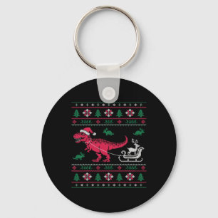 Chaveiro Trenó de Rena Dinossauro Natal Feio 