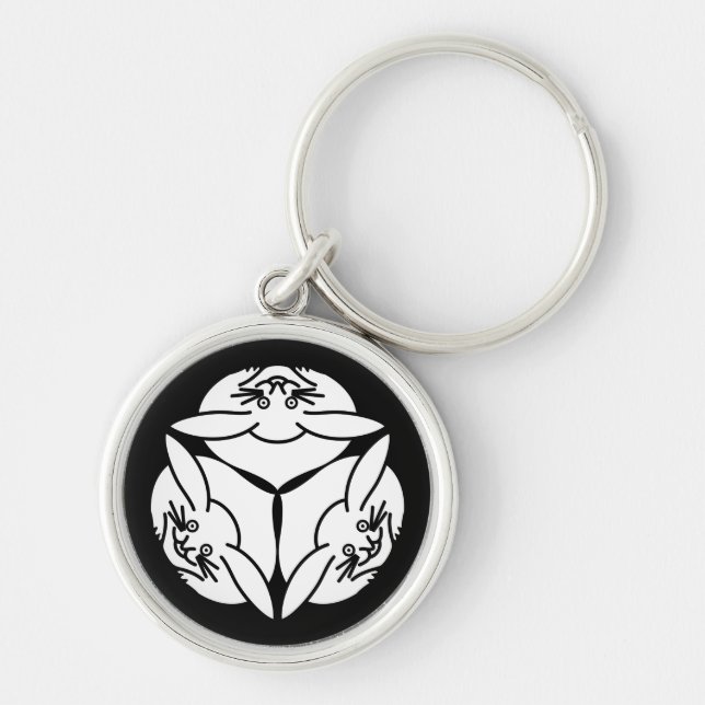 Chaveiro Três coelhos (Frente)