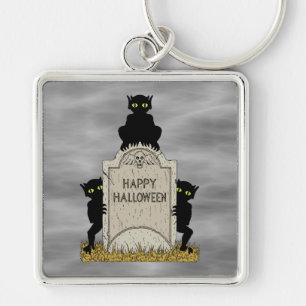 Chaveiro Três Diabinhos Feliz Halloween