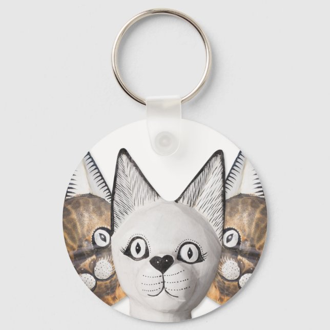Chaveiro Três gatos (Frente)