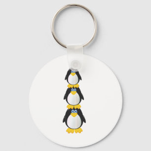 Chaveiro Três pinguins