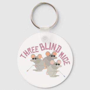 Chaveiro Três Ratos Cegos